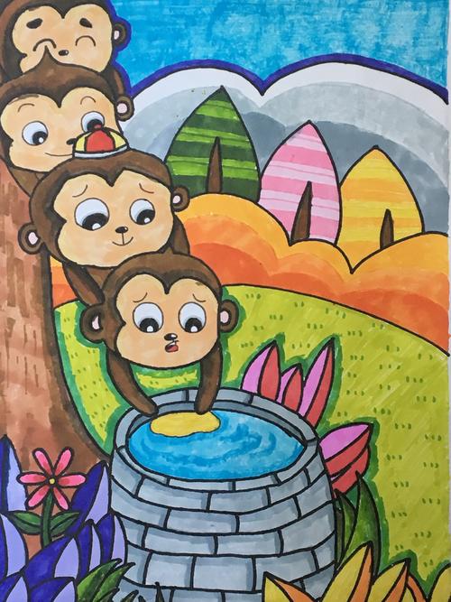 衢州学院16级学前教育专业暑期儿童故事绘画技能展