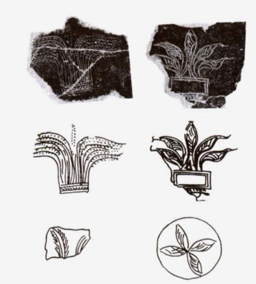 河姆渡文化时期,出现了一种稻穗纹,这种纹的出现,代表了原始氏族已经