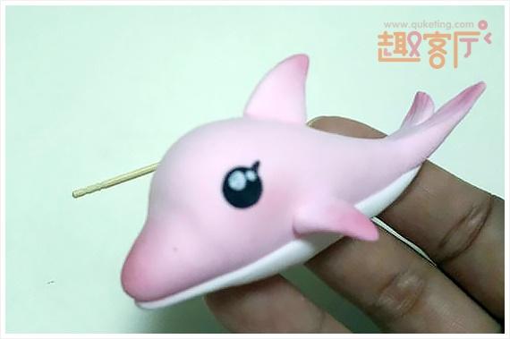 超轻粘土海豚教程粘土海豚图解大全