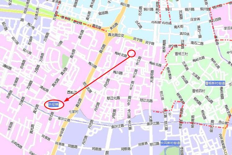 展开全部 普陀区 长征镇(街道)