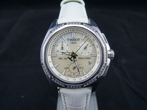 永鑫典精品 tissot天梭 女表  型号:1853系列 机芯:石英prc100三眼