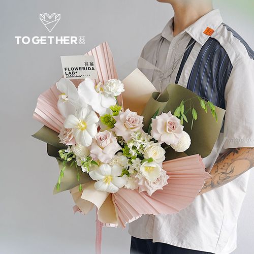 苁丛 褶皱艺术纸  皱纹纸 花艺花束包装搭配 diy搭配