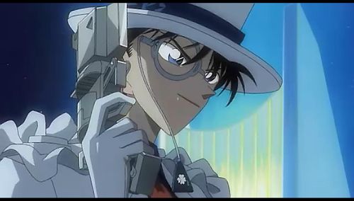 怪盗基德拿枪图片,像这样的