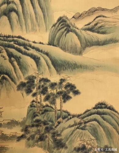 钱维城山水画作品欣赏