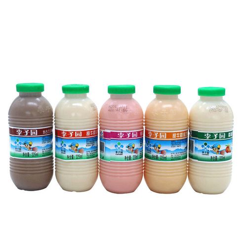 李子园 甜牛奶饮料原味草莓哈密瓜朱古力荔枝 225ml*24小瓶/箱 口味