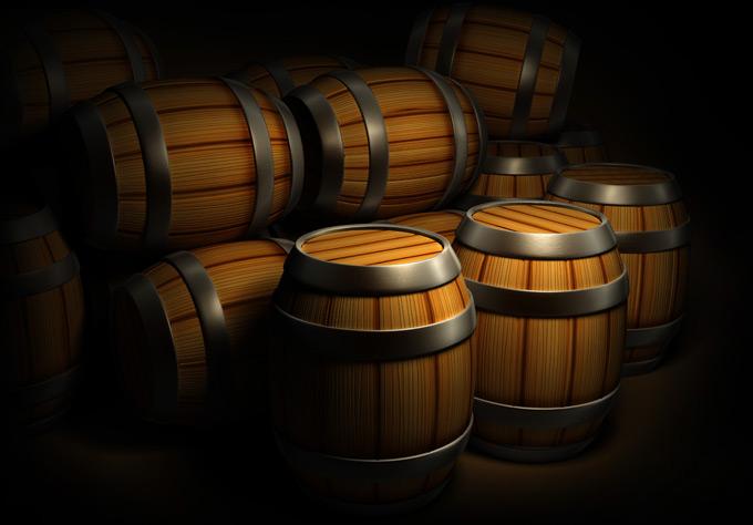 木酒桶高清摄影图片