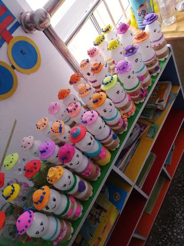 城关镇中心园～大一班手工作品展!
