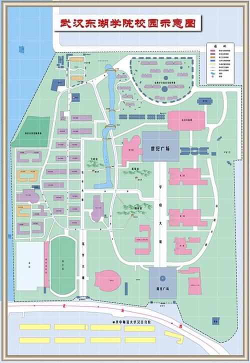 武汉东湖学院招生咨询电话,交通线路及校园示意图