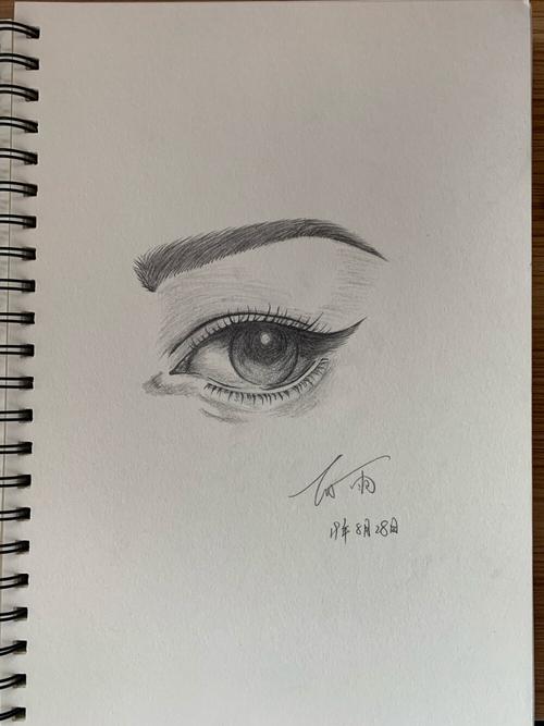 铅笔画眼睛(非原创作品)