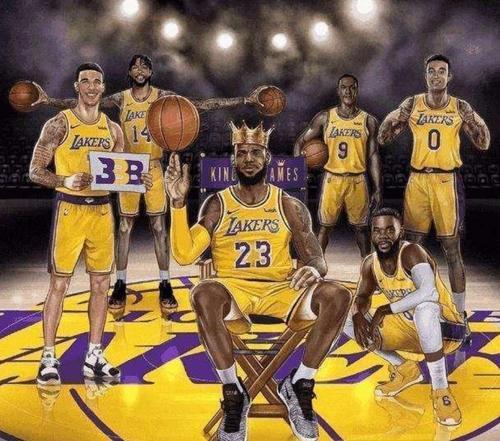 湖人队头像图片