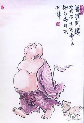 【笑口常开】国画精品弥勒佛,100副