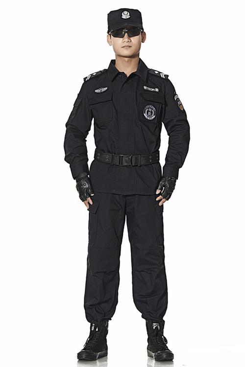 2014新款黑色美国特警作训服作战服保安短袖套服制服夏季特训服