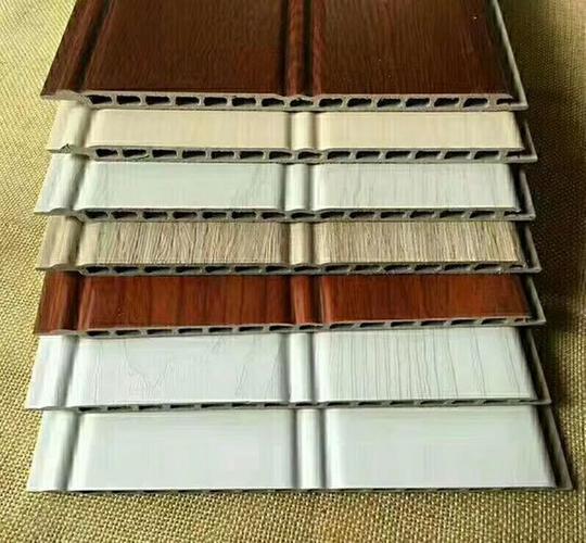 墙裙装修材料墙板装饰板 pvc 大长城护墙板天花吊顶装饰板 195 生态木