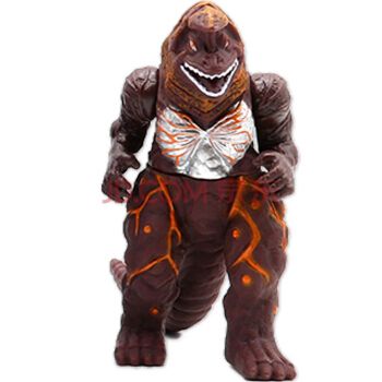 怪兽套装变形多关节可动超人模型关节可动套装摆件玩偶火焰哥尔赞10cm