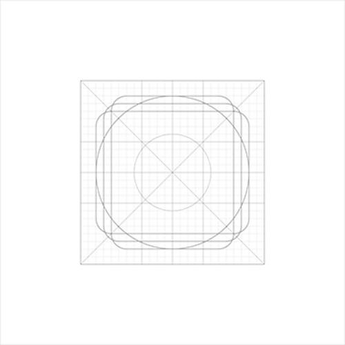 小图标同样有栅格系统.线条,空隙尽量保持2dp宽,圆角半径2dp.