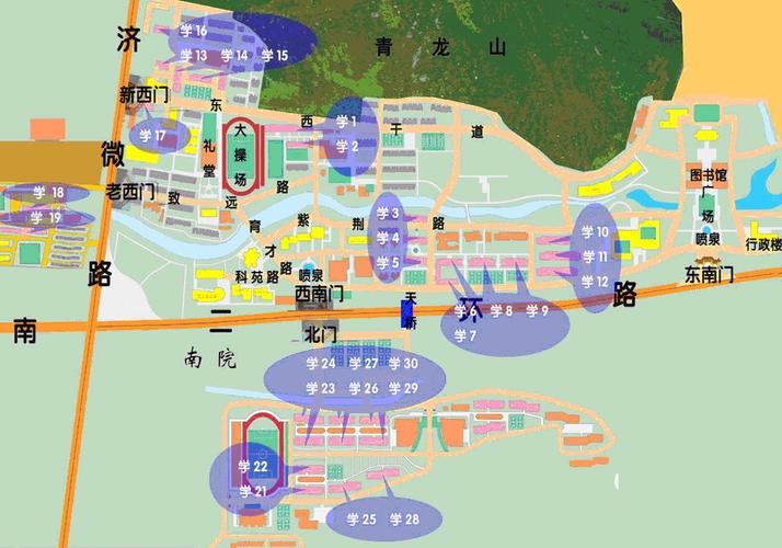 济南大学西校学生公寓17号楼离西校门有多远