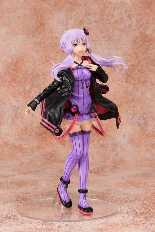 虚拟歌姬结月缘新手办温婉而雅的紫发少女