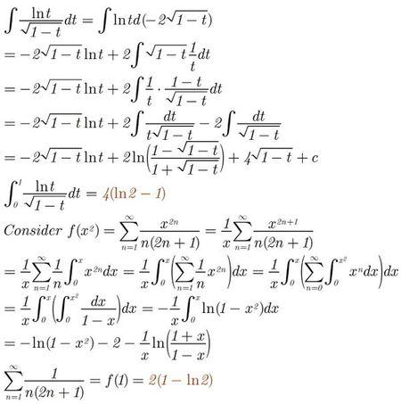 【200分高额】关于一个含zeta函数的级数和一个广义积分的等式的证明