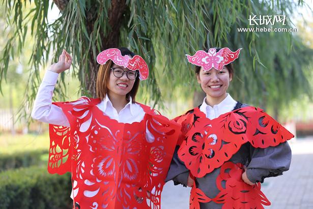 河北平乡:剪纸服饰 展现非遗之美