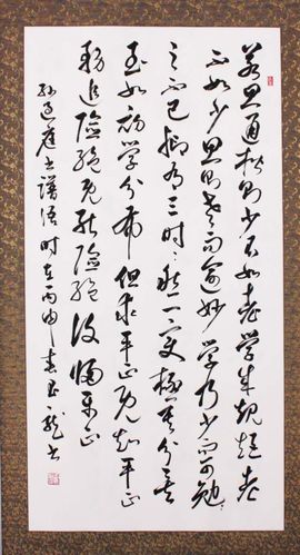 卢家才俊卢玉龙【老黑子】书法墨迹展在江苏盱眙隆重开展!