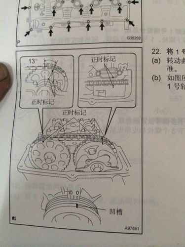 丰田霸道的正时链条怎么对