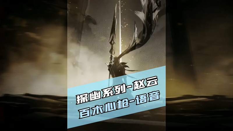 赵云探幽系列百木心枪史诗限定语音