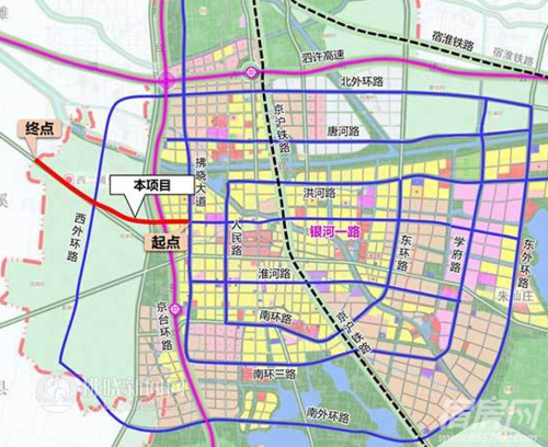 银河一路西延工程(g343宿城至淮北界改建工程)项目施工中标已经公示