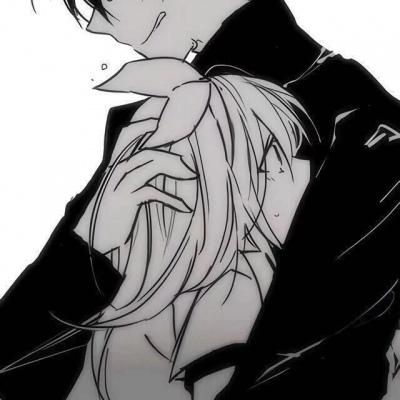 沫兮一对两张动漫可爱少女心情侣头像