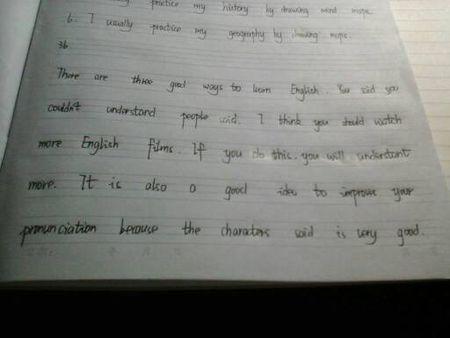 英语周记求给个