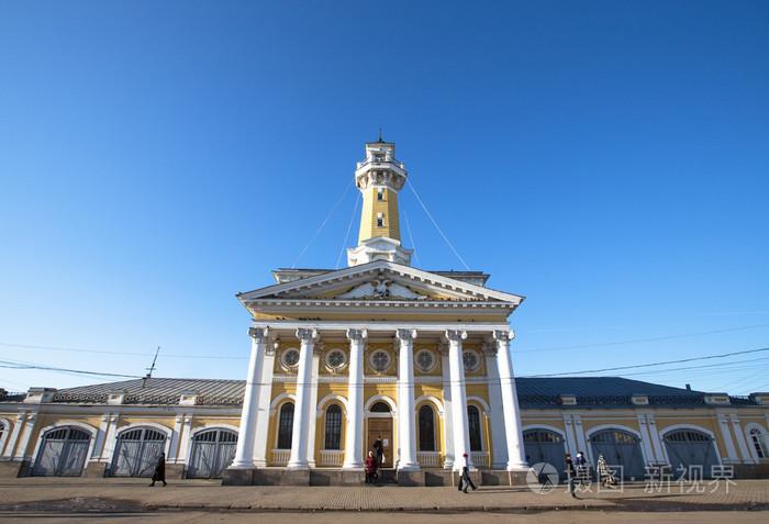 在俄罗斯科斯特罗马市火塔