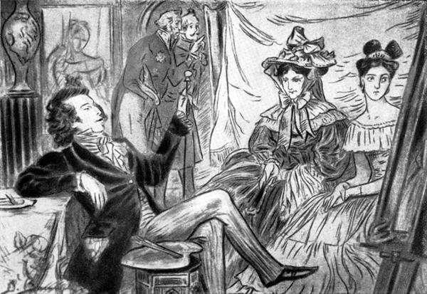 果戈里作品《钦差大臣》插图:讽刺官场