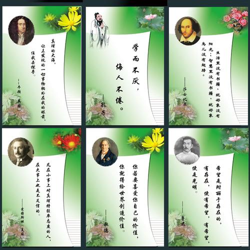 格言,励志名言,挂画,教育,学校展板,校园文化,校园展板,走廊文化,背景
