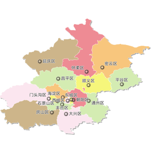 北京杀人事件北京市几个区县以及分布图