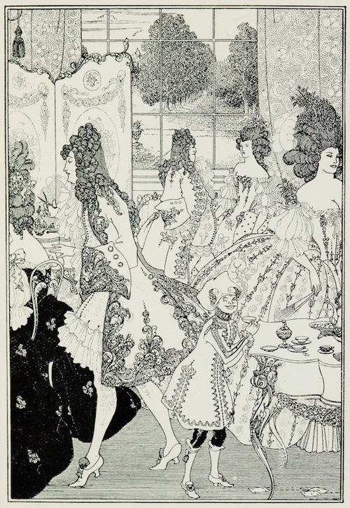 50年来最大的比亚兹莱插图展黑白的唯美荒诞与颓废