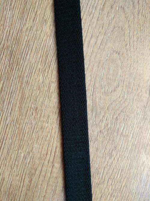 2.5cm松紧带批发 黑色圆松紧带弹性带 颜色可定制彩色