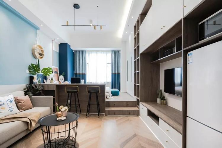 35㎡小户型单身公寓装修效果图,卧室秒变休闲区