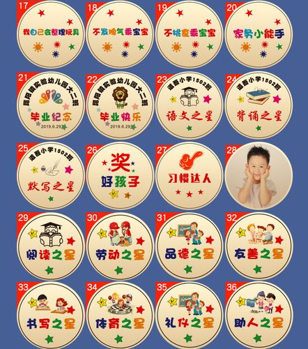 学生金属奖牌少儿青少年小学生大孩子幼儿园奖章定制定做奖励挂牌