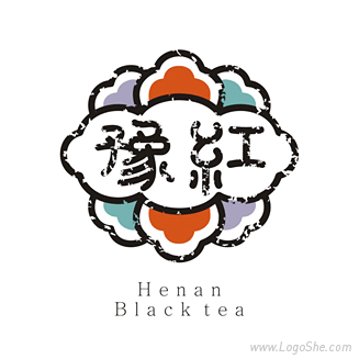 豫红红茶logo设计