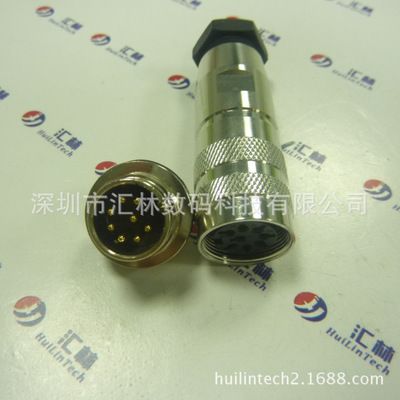 焊接母插头 圆形连接器c091d系列航插m16-8芯圆形接插件