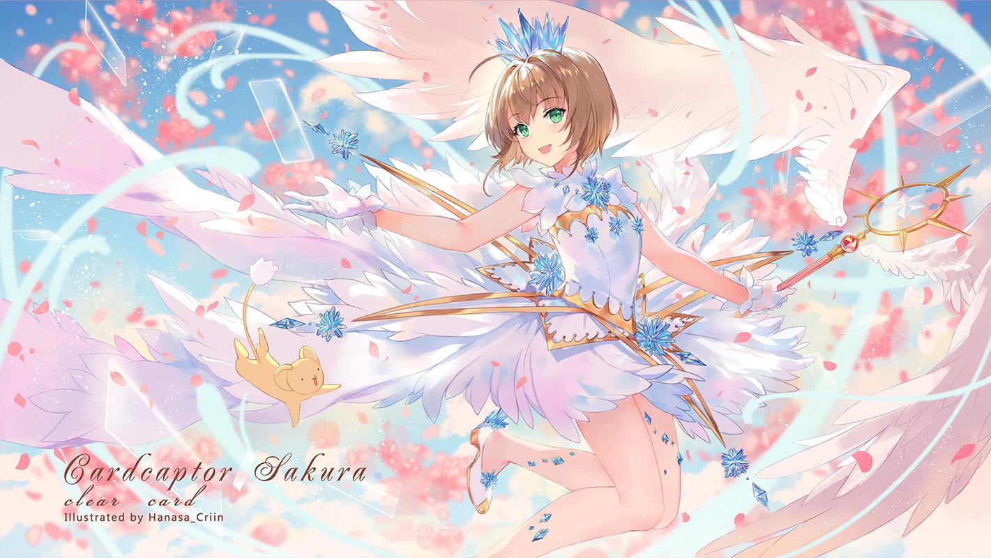 《魔卡少女樱》小樱高清动漫桌面壁纸-卡通动漫-壁纸下载-美桌网