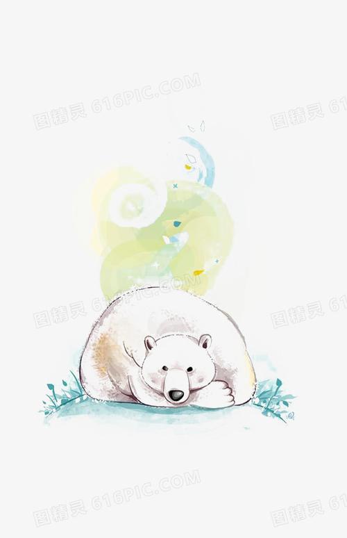 卡通北极熊