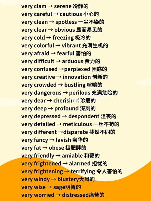 英语表达只会用very?