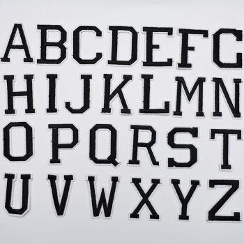 bitced新品英文字母补丁贴彩色26个字母布贴补丁贴布女孩儿童衣服裤子