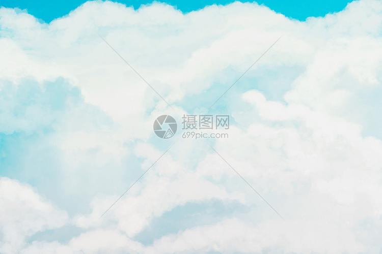 手绘天空背景