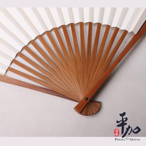 折扇文玩平加扇艺几十几十年年老精工老竹扇扇子95寸扇子