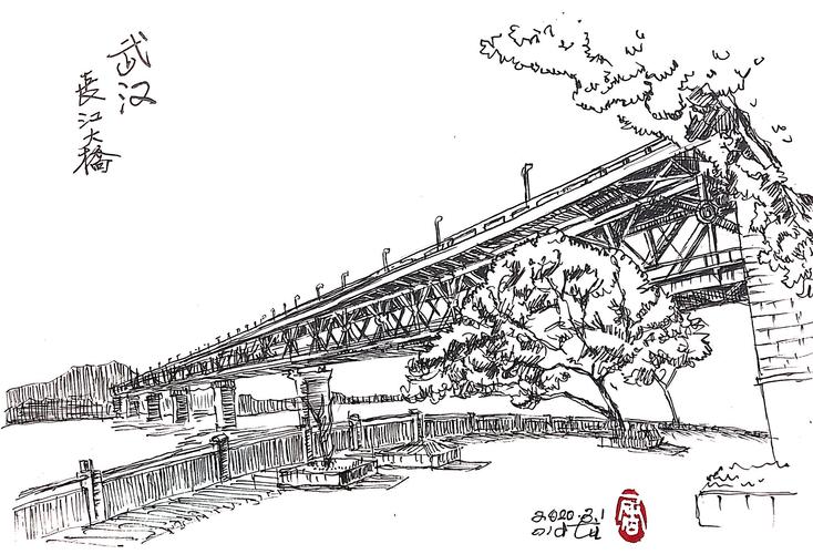 武汉是一座英雄的城市(手绘)