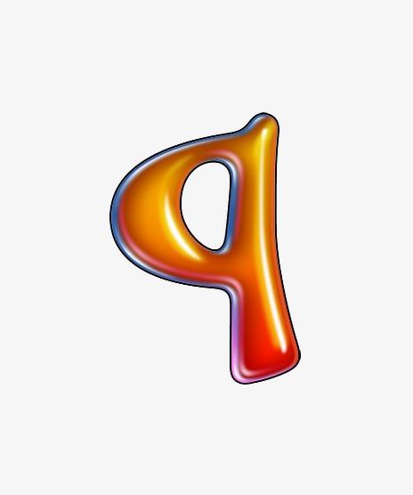 水滴字母q_艺术字设计_千库网
