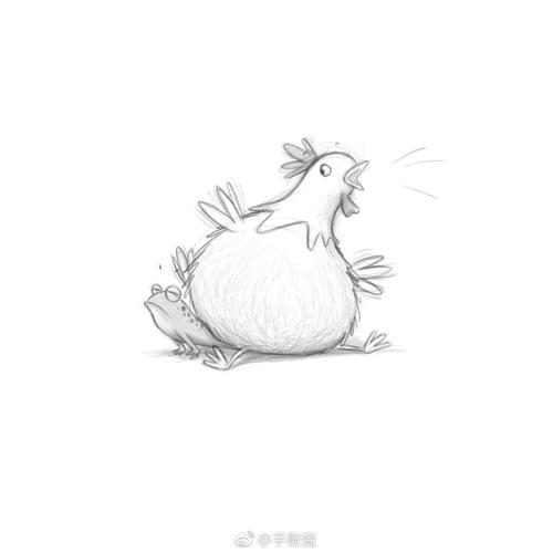 一组可爱的铅笔简笔画~~ ins:michellelisatodd