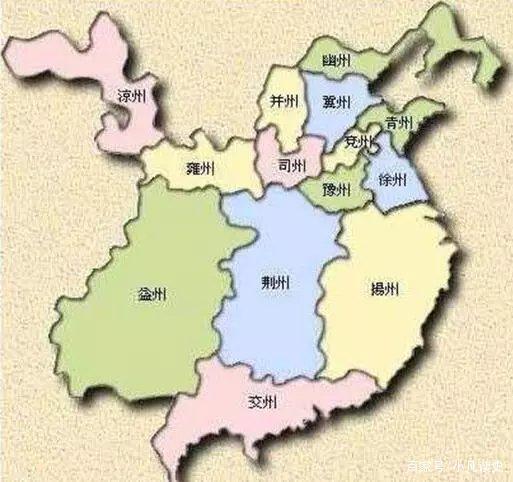 东汉十三州地图