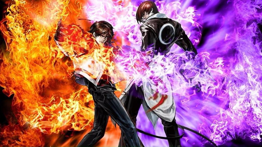 谁有草剃京的帅气图片?最好有八神在里面